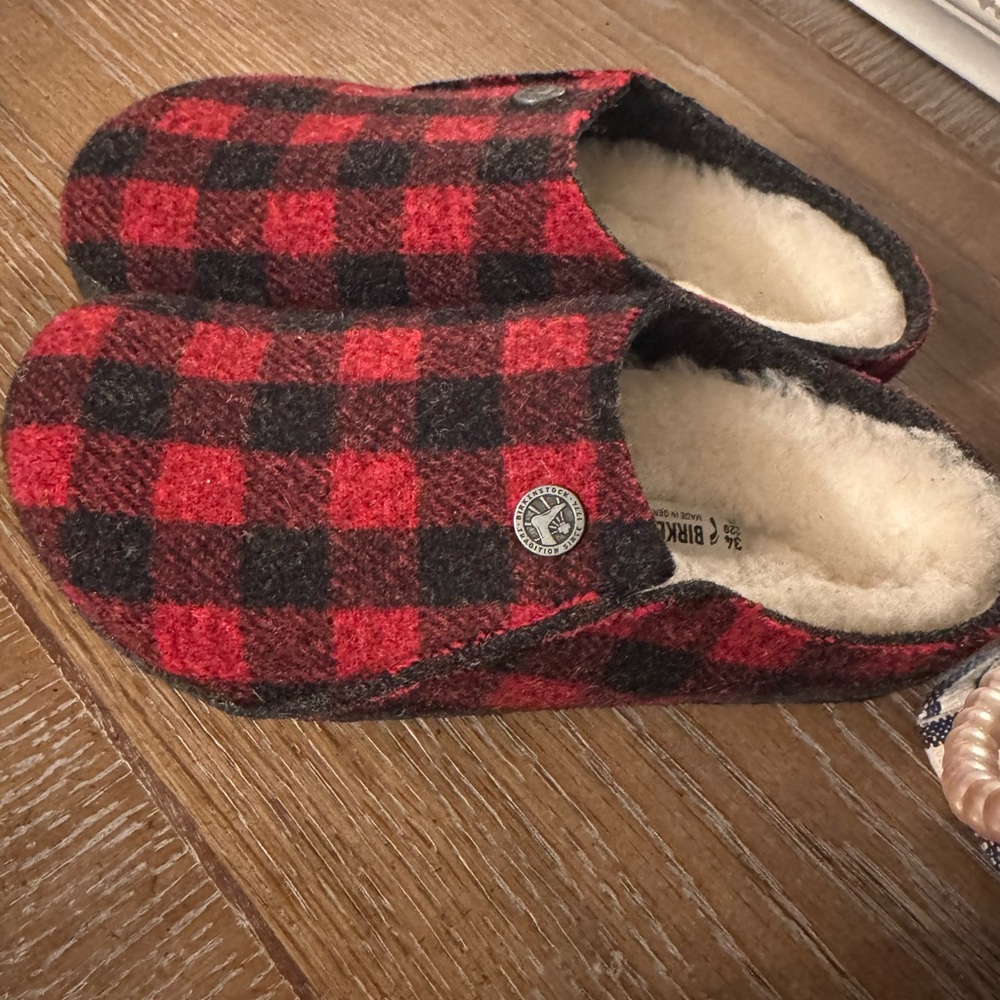 Birkenstock Zermatt Wool Lined Slipper/Clogs Size 3